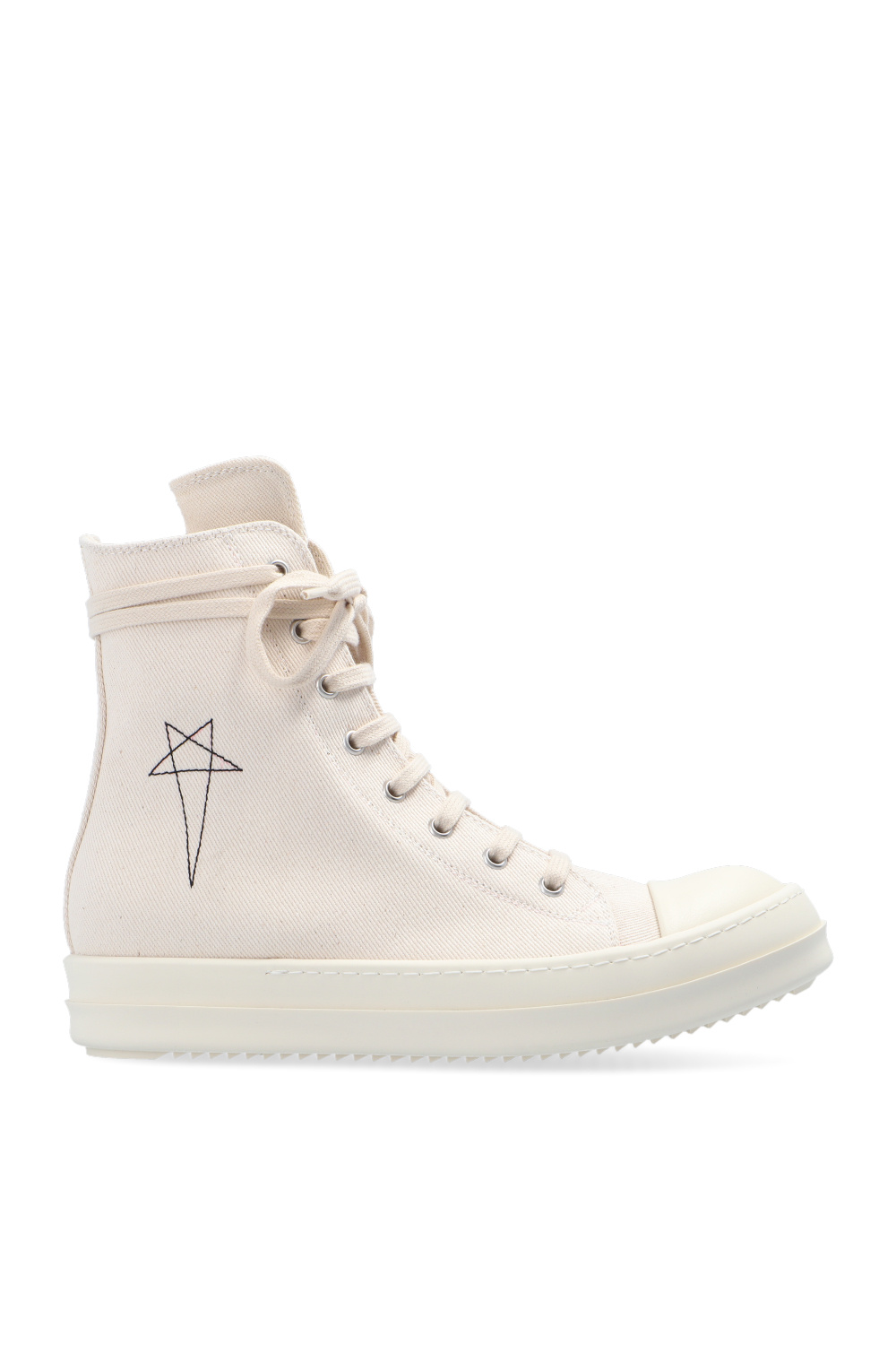 Cream High-top sneakers with logo Rick Owens DRKSHDW - Vitkac Canada